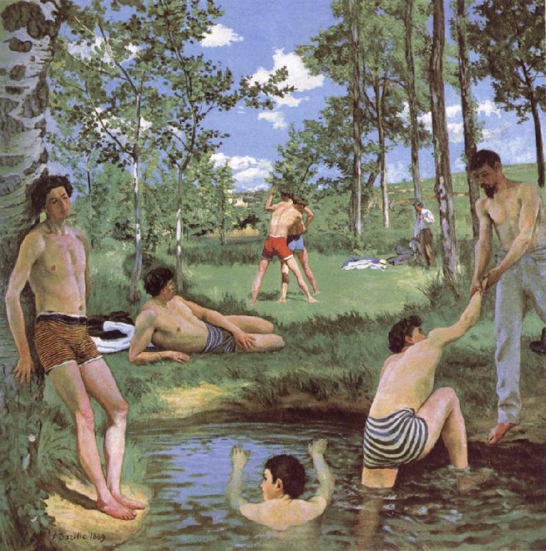 Bazille, Frdric Bathers oil painting image